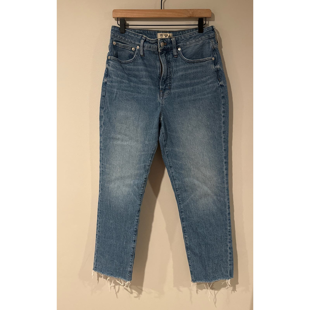 Madewell The Curvy Perfect Vintage Jean Raw Hem. 29